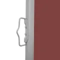 Auvent latéral rétractable de patio 140x1200 cm Marron