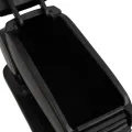 Accoudoir de voiture noir 14x33x(30-45,5) cm ABS