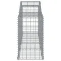 Panier de gabions arqué 300x50x80/100 cm Fer galvanisé