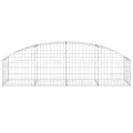 Panier de gabions arqué 200x50x40/60 cm Fer galvanisé