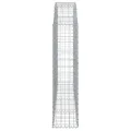 Panier de gabions arqué 200x30x120/140 cm Fer galvanisé