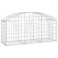 Panier de gabions arqué 150x50x60/80 cm Fer galvanisé