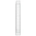 Panier de gabions arqué 100x30x200/220 cm Fer galvanisé