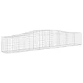 Panier de gabions arqué 400x50x60/80 cm Fer galvanisé