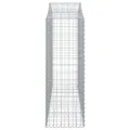 Panier de gabions arqué 200x50x140/160 cm Fer galvanisé