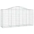 Panier de gabions arqué 200x50x100/120 cm Fer galvanisé