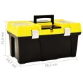 Boîte à outils Plastique 595x337x316 mm Jaune