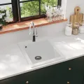 Évier de cuisine Granite Blanc crème