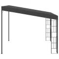 Belvédère mural 3x3 m Anthracite Tissu