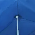Tente de réception pliable avec 8 parois 3x9 m Bleu