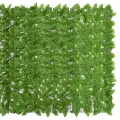 Écran de balcon avec feuilles vert 500x150 cm