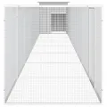 Cage pour poules Gris 700x91x100 cm Acier galvanisé