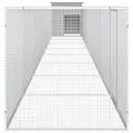 Cage pour poules Gris 900x91x100 cm Acier galvanisé