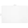 Protecteur de table mat 140x90 cm 2 mm PVC