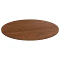 Dessus de table rond Marron foncé Ø70x1,5cm Chêne massif traité