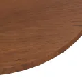 Dessus de table rond Marron foncé Ø70x1,5cm Chêne massif traité