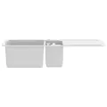 Évier de cuisine Granit Double lavabo Blanc