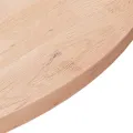 Dessus de table rond Ø60x2,5 cm Bois de chêne massif non traité