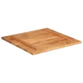 Dessus de table bois massif d'acacia 25-27 mm 80x80 cm