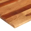 Dessus de table bois massif d'acacia 25-27 mm 80x80 cm
