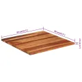 Dessus de table bois massif d'acacia 25-27 mm 80x80 cm