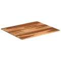 Dessus de table bois massif d'acacia 15-16 mm 70x80 cm