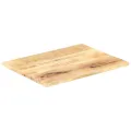 Dessus de table Bois de manguier solide 25-27 mm 80x60 cm