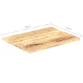 Dessus de table Bois de manguier solide 25-27 mm 80x60 cm