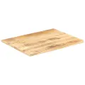 Dessus de table Bois de manguier solide 25-27 mm 80x60 cm