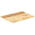 Dessus de table Bois de manguier solide 25-27 mm 80x60 cm