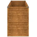 Lit surélevé de jardin 196x50x69 cm acier corten