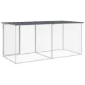 Poulailler avec toit anthracite 203x98x90 cm acier galvanisé