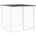Poulailler avec toit anthracite 203x98x90 cm acier galvanisé