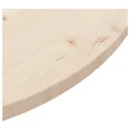 Dessus de table Ø90x2,5 cm Bois de pin massif