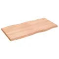 Dessus de table bois massif traité bordure assortie