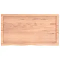 Dessus de table bois massif traité bordure assortie