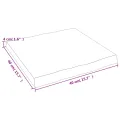 Dessus de table bois massif traité bordure assortie