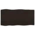 Dessus de table bois chêne massif traité bordure assortie