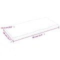 Dessus de table bois chêne massif traité bordure assortie