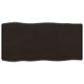 Dessus de table bois massif traité bordure assortie