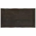 Dessus de table bois massif traité bordure assortie