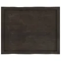 Dessus de table bois massif traité bordure assortie