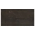 Dessus de table marron foncé bois chêne massif traité