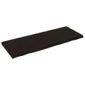 Dessus de table marron foncé bois chêne massif traité