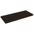 Dessus de table marron foncé bois chêne massif traité