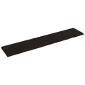 Dessus de table marron foncé bois chêne massif traité
