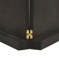 Dessus de table marron foncé bois chêne massif traité