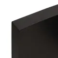 Dessus de table marron foncé bois chêne massif traité
