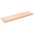 Dessus de table bois massif non traité bordure assortie