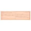 Dessus de table bois massif non traité bordure assortie